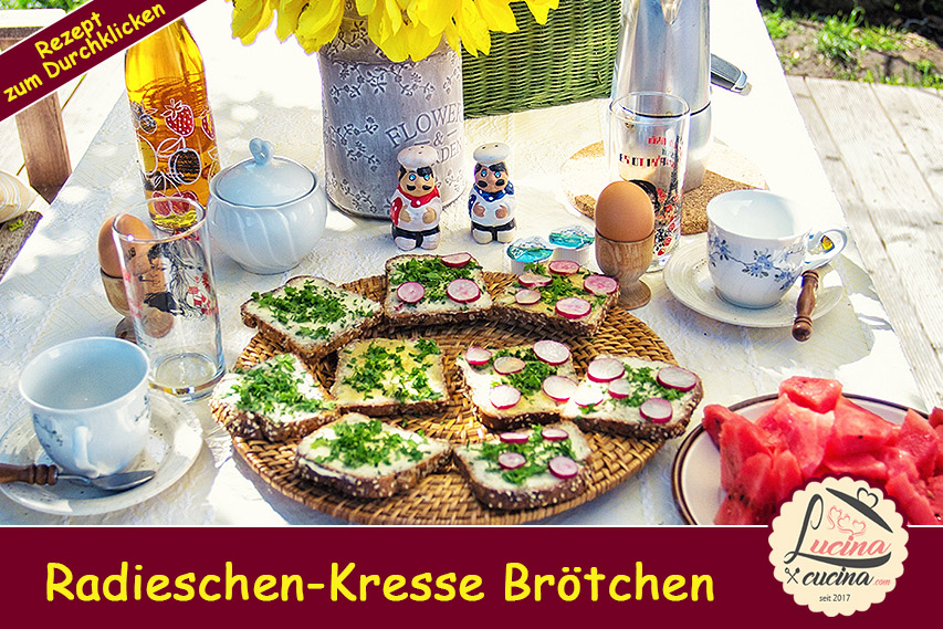 1 Radieschen-Kresse Broetchen